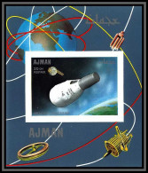 Ajman - 2936/ N°336 B Mercury Espace (space) Deluxe Miniature Sheet Neuf ** MNH Non Dentelé Imperf - Asie