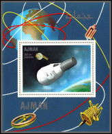 Ajman - 2936a/ N°336 A Mercury Espace (space) Deluxe Miniature Sheet Neuf ** MNH  - Asie