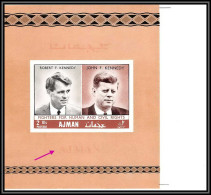 Ajman - 2900/N°299 Kennedy 1968 Human And Civil Rights Non Dentelé Imperf Proof Epreuve Neuf ** MNH "ajman Missing" - Kennedy (John F.)