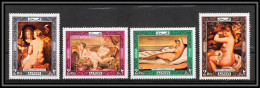 Ajman - 2885b/ N°435/438 A Boucher Corot Rubens Renoir Tableau Nudes Paintings Neuf ** MNH  - Ajman