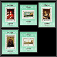 Ajman - 2878/ N°419/423 Tableaux Italian Paintings Venise Venice Neuf ** MNH Deluxe Miniature Sheets Tiepolo Vecelio - Religious