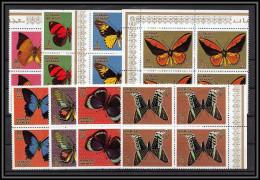 Ajman - 2736c/ N°747 / 754 A Papillons (butterflies) 1971 Bloc 4 - Ajman