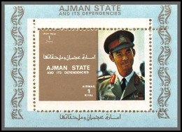 Ajman - 2729m N°2593 Perf Error Jean Grand Duke Of Luxembourg Deluxe Miniature Sheet Bleu ** MNH 1973 European Member - Ajman