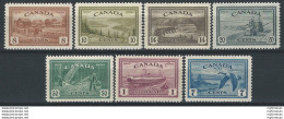 1946-47 Canada Peace Re- Conversion 7v. MNH SG N. 401/07 - Andere & Zonder Classificatie