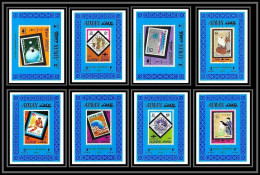 Ajman - 2704d/ N° 869/876 Philatokyo 71 1971 Japanese Japan Japon ** MNH Deluxe Miniature Sheet Stamps On Stamps - Expositions Philatéliques