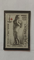 D28 - TIMBRE OBLITÉRÉ FRANCE CROIX-ROUGE N°1400 - ANNÉE 1963 - " CENTENAIRE DE LA CROIX-ROUGE INTERNATIONALE ". - Gebraucht