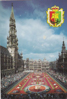 Brussels Flower Carpet, Markeet Place - Belgium -  Used Postcard,- Bel1 - Other & Unclassified