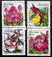 SWEDEN 1999 Flowers  Minr 2114-17  (O)    ( Lot  I 478  ) - Usados