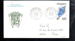 TAAF 1983 LETTRE DE MARTIN DE VIVIES - Lettres & Documents