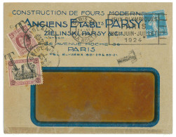 P3481 - FRANCE 24.6.24, DURING GAMES, SLOGAN CANCEL ON A 25CT CERES STAMP TO BELGIUM. 50 CENT SHORT FOR THE RATE (0,75), - Zomer 1924: Parijs