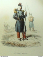 Costume Militaire Voltigeur Infanterie Légère - Estampes & Gravures