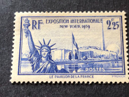 FRANCE Timbre 426, Expo De 1939, Neuf Sans Charnière ** - Ongebruikt