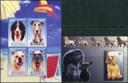 Micronesia - 2003 - Dogs - Yv 1273/76 + Bf 130 - Chiens