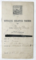 Libretto Mutualità Scolastica Torinese - Scuola Pontestura - 1911-1914 - Non Classés