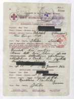 Croce Rossa Italiana - Messaggio Privato Famiglia Da Trasmettere - Gennaio 1945 - Non Classés
