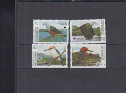 Micronesia - 1989 - Birds WWF - Yv 133/36 - Andere & Zonder Classificatie