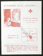 Croce Rossa Italiana Giovanile - Volantino Propaganda Contro Le Mosche Anni '30 - Unclassified
