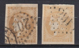 France: Y&T N°  43A, B Ou C  Cptés 43A Oblitérés. - 1870 Bordeaux Printing