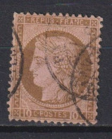 France: Y&T N° 54 Oblitéré(s). Très Léger Aminci - 1871-1875 Ceres