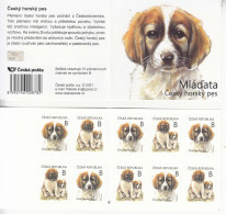 2021 Czech Republic Dogs Chiens Complete Booklet MNH @ BELOW FACE VALUE - Nuevos