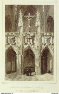 France (12) Rodez Jubé De Cathédrale 1830 - Stiche & Gravuren