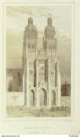 France (37) Tours Cathédrale 1830 - Stiche & Gravuren
