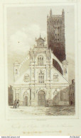 France (89) Auxere église Saint-Pierre 1830 - Stampe & Incisioni