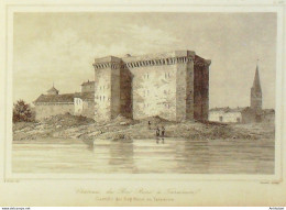 France (13) Tarascon Château Du Roi René 1830 - Stiche & Gravuren