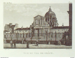 France (75)  5ème Hôpital Val De Grâce 1824 - Estampes & Gravures