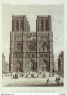 France (75)  4ème Notre Dame-de-Paris 1824  - Stiche & Gravuren