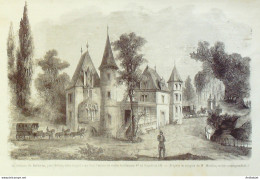 France (08) Sedan Château De Bellevue  - Stiche & Gravuren