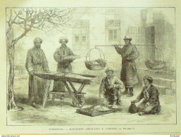 Chine Yarkand Marchands Ambulants 1863 - Prenten & Gravure