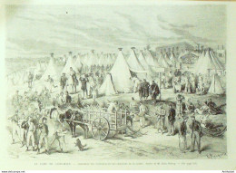 France (94) Saint-Maur Camp Militaire 1858 - Stiche & Gravuren