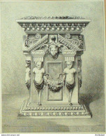 Salière Emaillée 16ème 1880 - Prints & Engravings