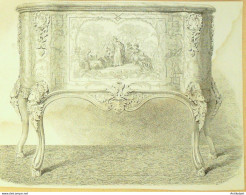 Meuble 18ème 1880 - Prints & Engravings