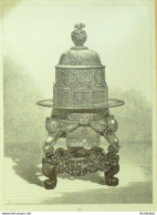 Chine Brule Parfums 1880 - Stiche & Gravuren