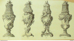 Allemagne Sucriers 18ème 1862 - Prints & Engravings