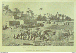 Egypte Keneh Poste De Concentration 1872 - Stiche & Gravuren