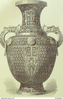 Chine Vase A Emaux Cloisonnés 1879 - Stiche & Gravuren