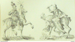 Allemagne Armure De Tournois Xvie - Prints & Engravings