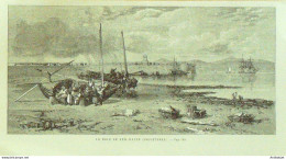Angleterre New Haven Le Mole 1864 - Prints & Engravings