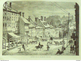 Etats-Unis Virginie Rue De Richmond 1881 - Stiche & Gravuren