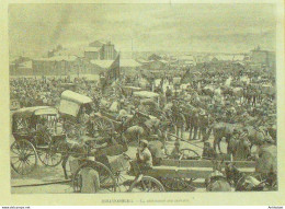 Afrique Du Sud Johannesburg Réquisition Des Chevaux 1870 - Estampas & Grabados