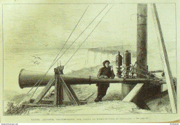 Appareil Téléphonique Naval 1871 - Stiche & Gravuren