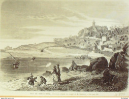 Italie Bordighera 1876 - Stiche & Gravuren