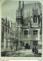 France (76) Rouen Hôtel De Ville 1876 - Stampe & Incisioni