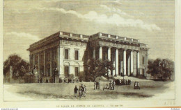 Inde Calcutta Plais De Justice 1875 - Prenten & Gravure