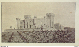 Château Neuf Du Pape(84) 1904 - Estampes & Gravures