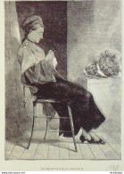 Belgique Bouquetiere Flamande 1870 - Prints & Engravings
