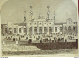 Russie St Petersbourg Palais Exposition 1871 - Stiche & Gravuren